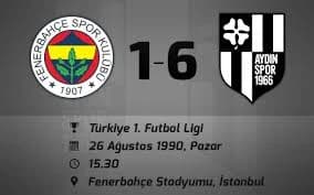 Fenerbahçe – Aydınspor Maçı 1-6