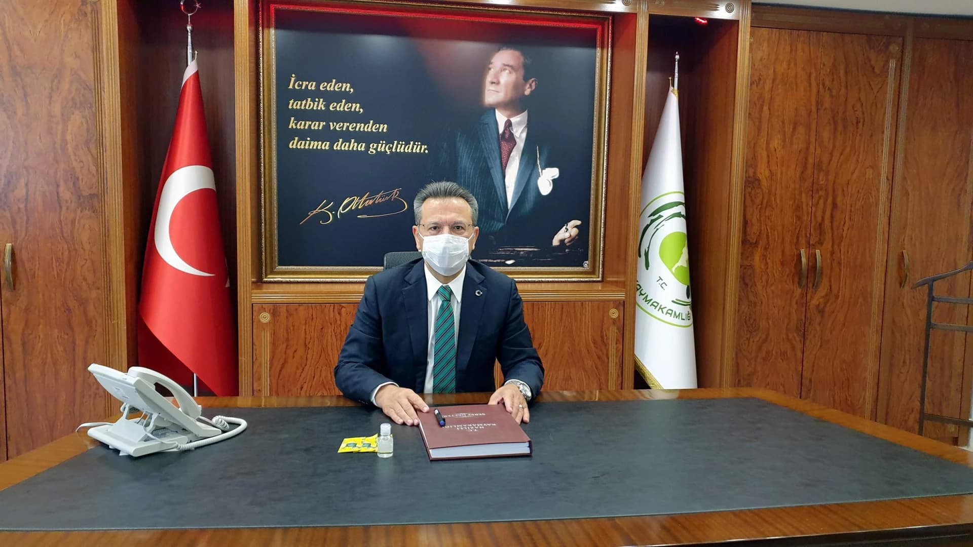 Vali Aksoy, “Pandemiyi hep birlikte yeneceğiz”