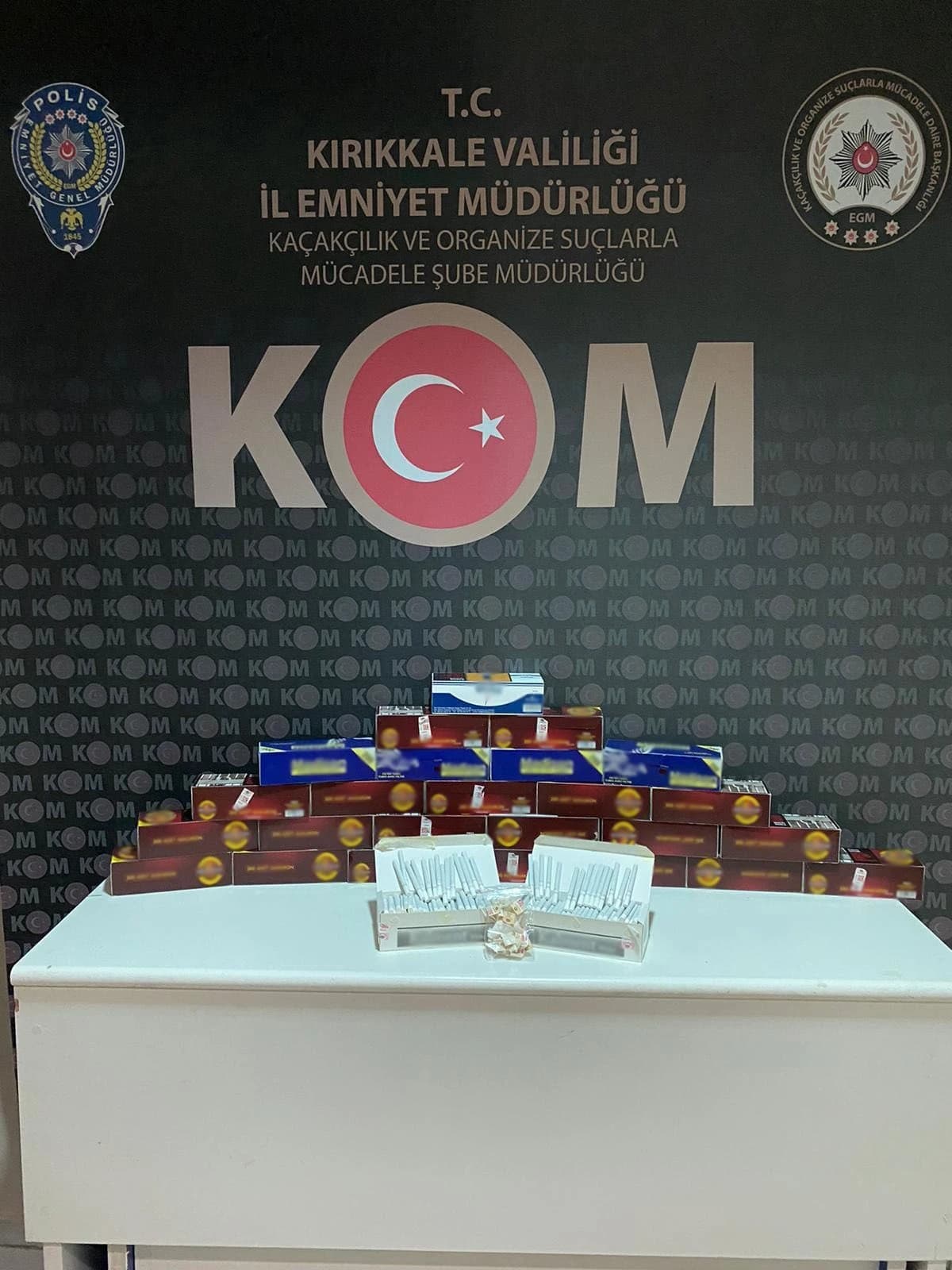 Kırıkkale’de iki farklı kaçakçılık operasyonu