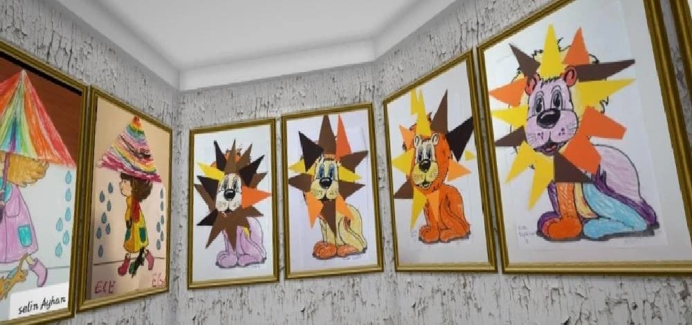 Başak Koleji’nden sanal resim sergisi