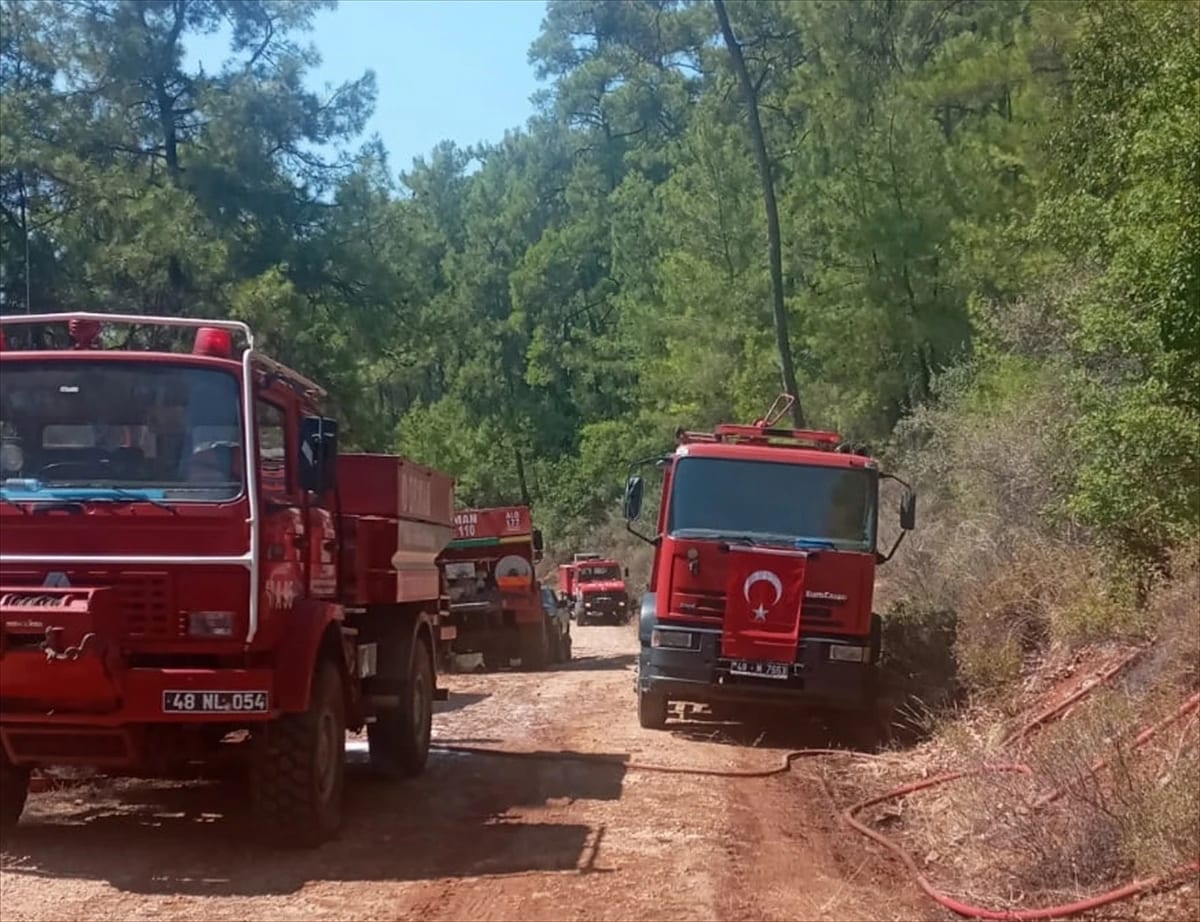 Marmaris’te çıkan orman yangını kontrol altına alındı