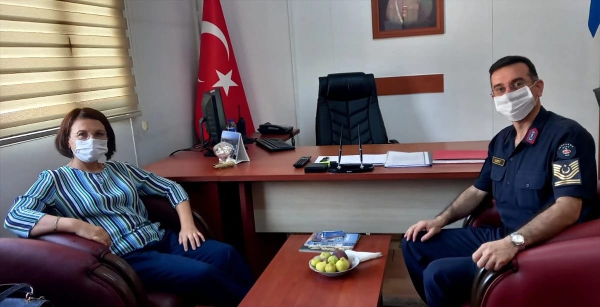 İncirliova Kaymakamı Baştürk’ten güvenlik güçlerine ziyaret