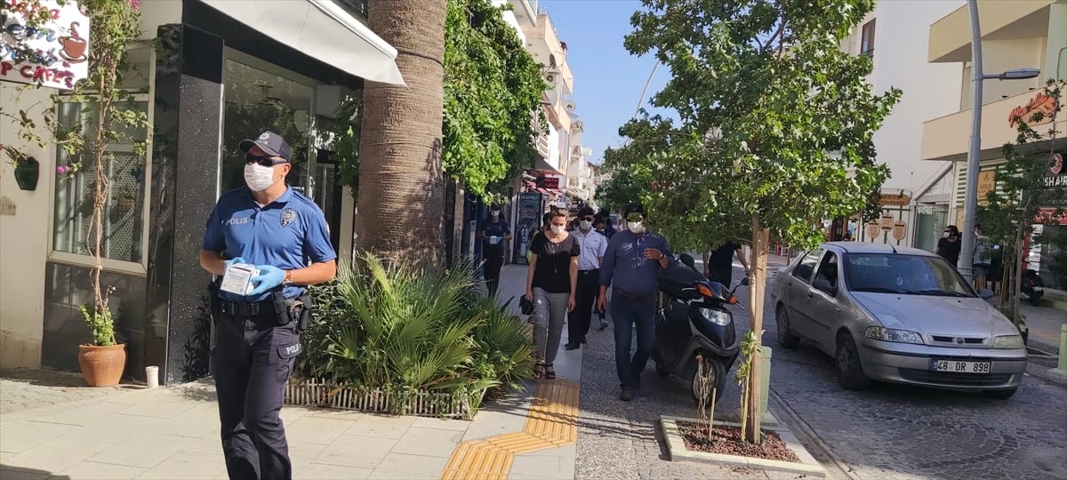 Datça’da Kovid-19 denetimleri devam ediyor