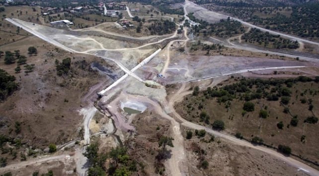 Manisa’daki Sarma Barajı’nın yüzde 65’i tamamlandı