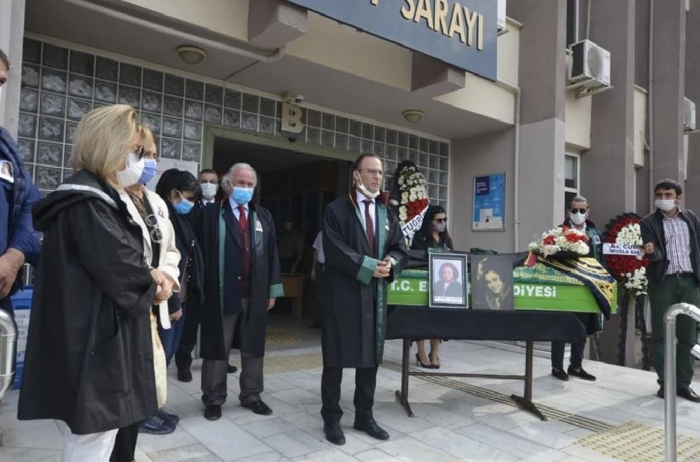Avukat Ertuğrul, son yolculuğuna uğurlandı