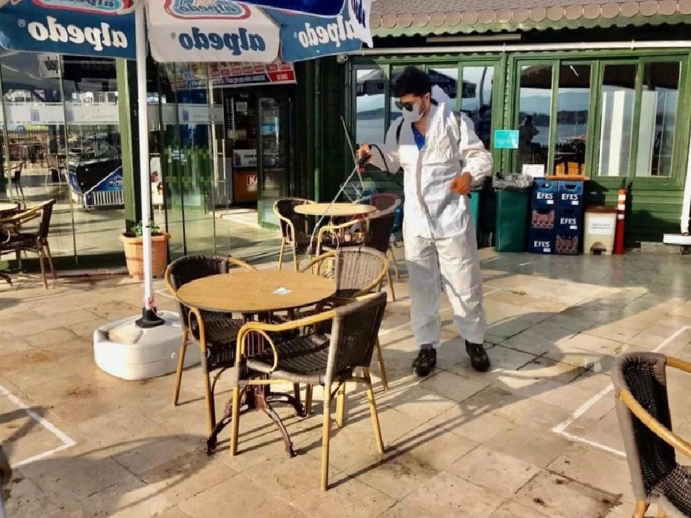 Didim’de dezenfekte çalışmaları sürüyor