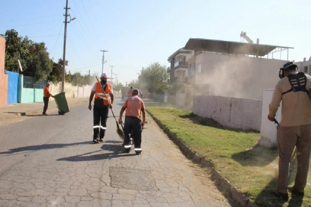 Nazilli’de çevre temizliği devam ediyor