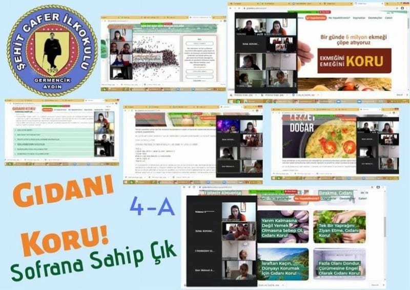 “Gıdanı Koru” kampanyası EBA üzerinden anlatıldı