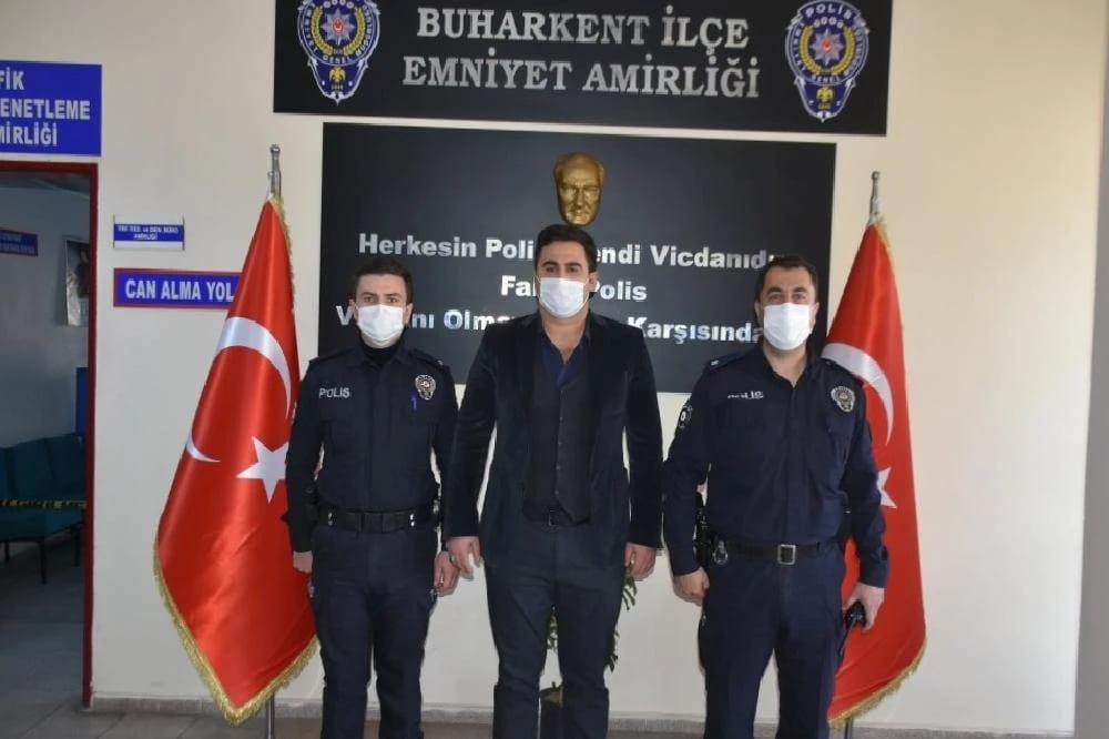 Kaymakam Ülkü’den İlçe Emniyet Amirliği’ne ziyaret