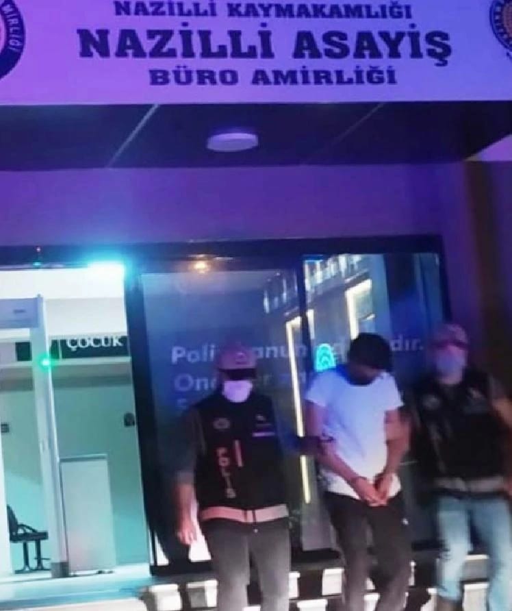 Nazilli’de incir hırsızı yakalandı