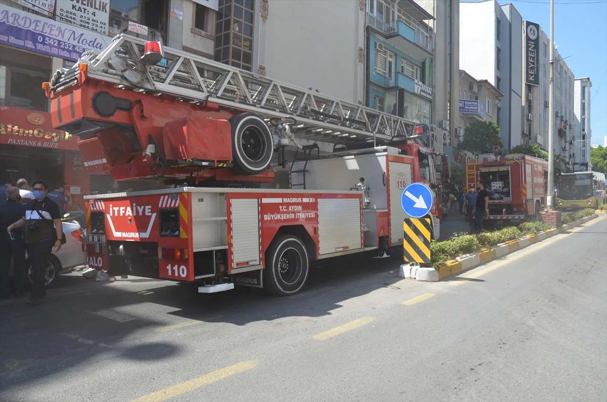 Aydın Manavlar Odası’nda çıkan yangın söndürüldü