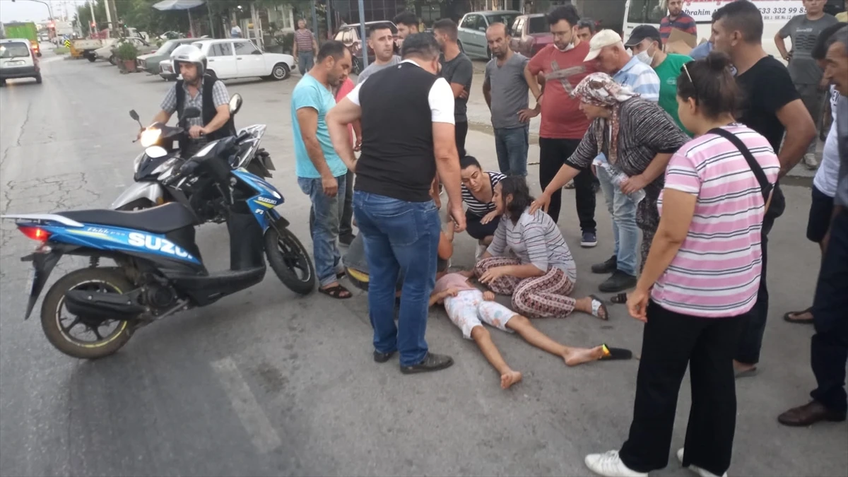 Ödemiş’te motosikletle çarpışan bisikletin sürücüsü çocuk yaralandı