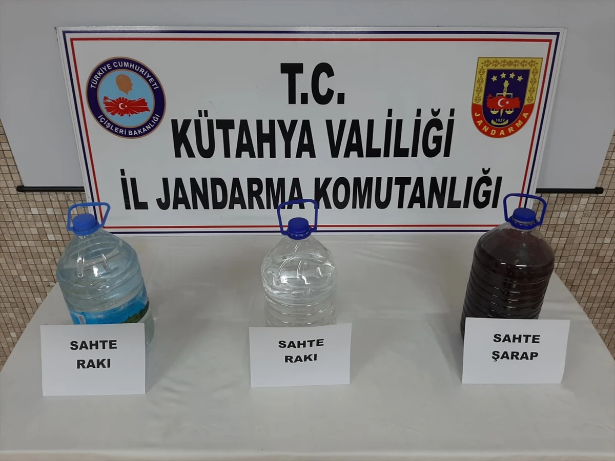 Kütahya’da sahte içki sattığı iddia edilen şüpheli yakalandı