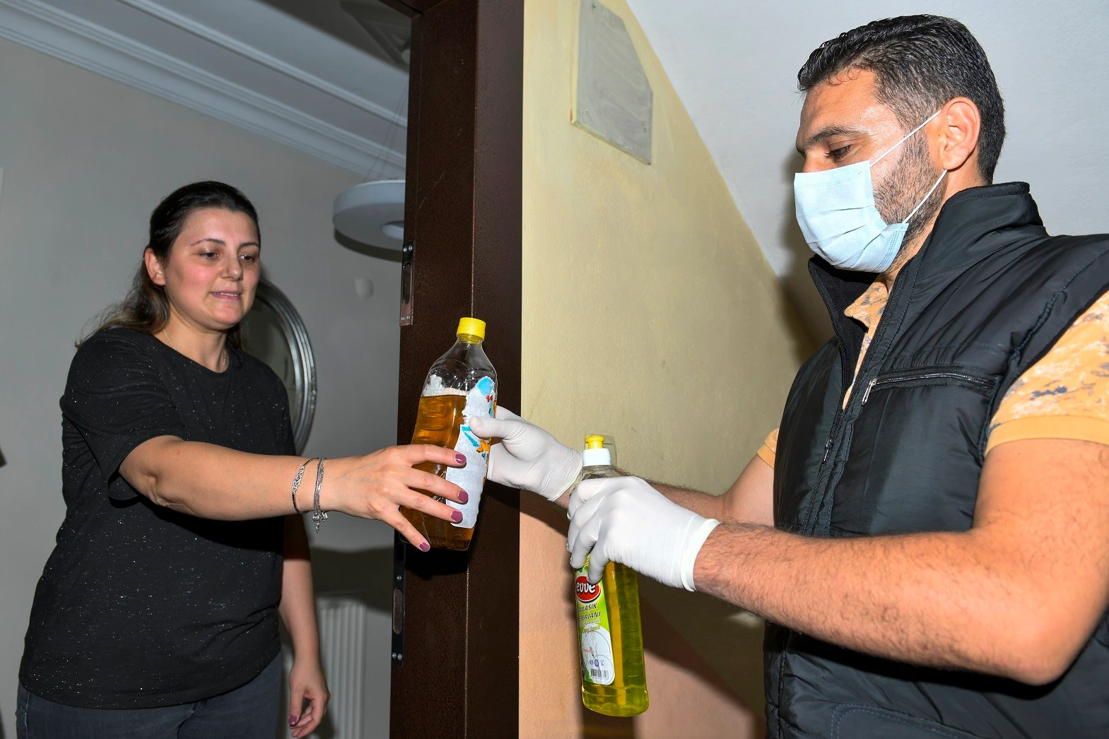Beş litre atık yağ bir litre deterjana dönüşüyor