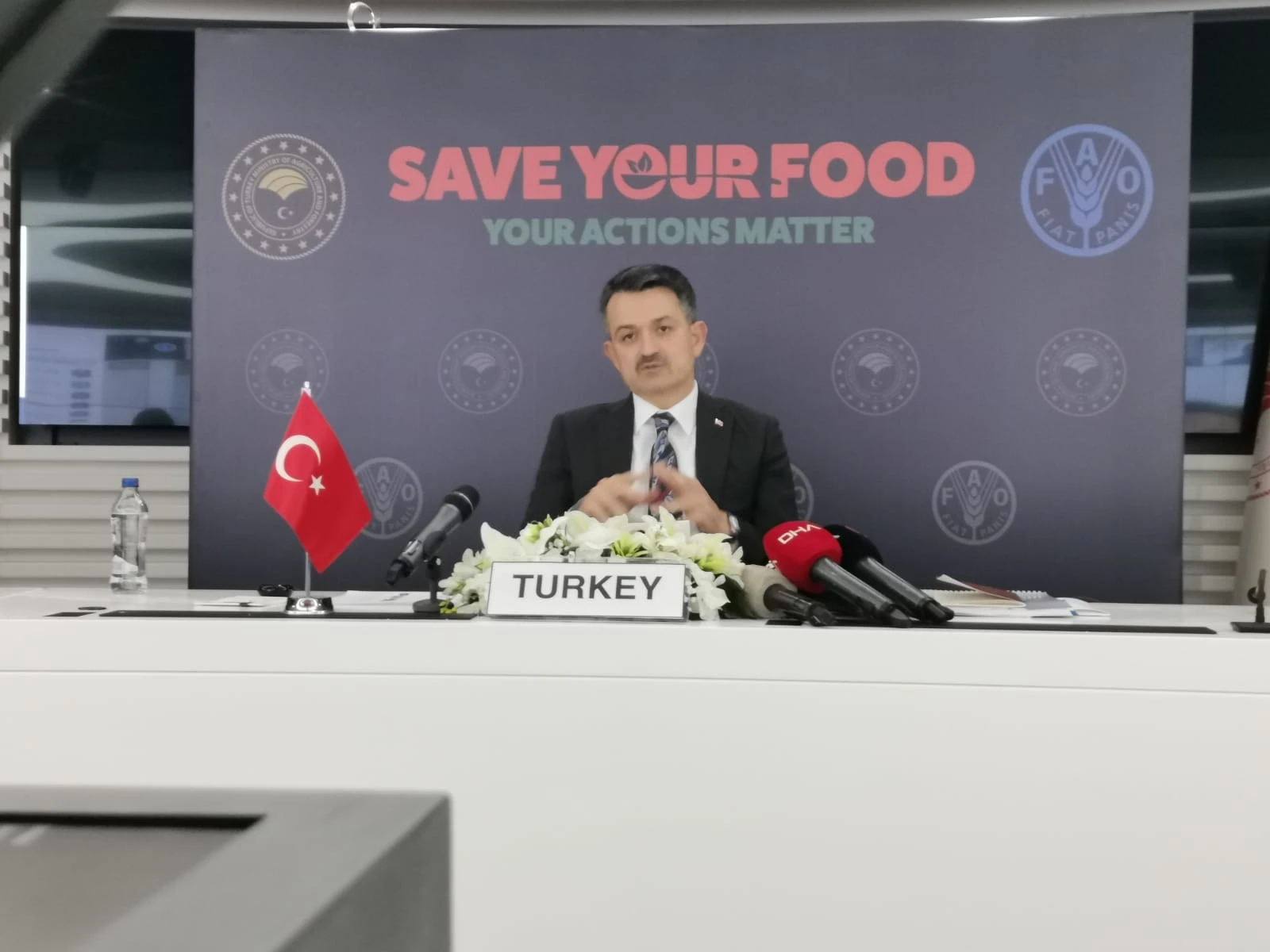 Bakan Pakdemirli: “Gıda kaybının sadece yüzde 2’si, 360 bin asgari ücretlinin yıllık maaşına eşit”