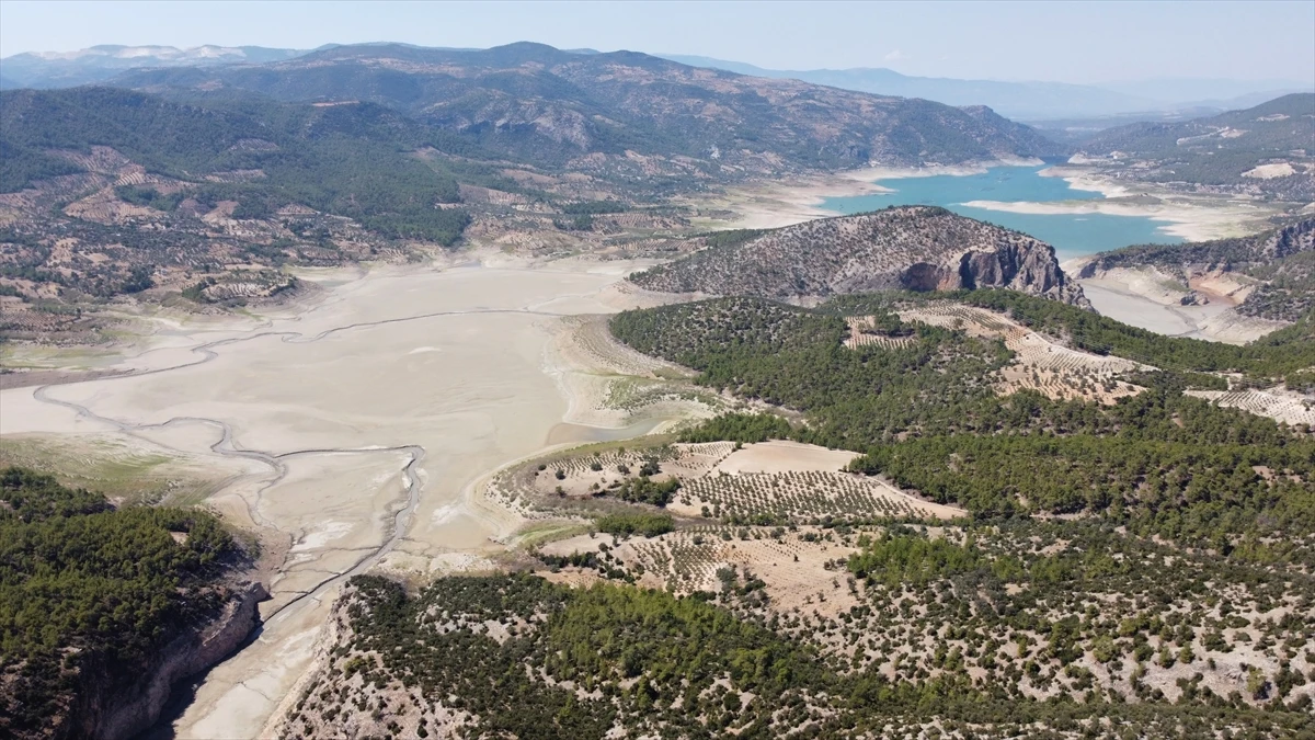 Denizli’deki İnceğiz Kanyonu’nda mevsimsel sıcaklık nedeniyle sular kurudu