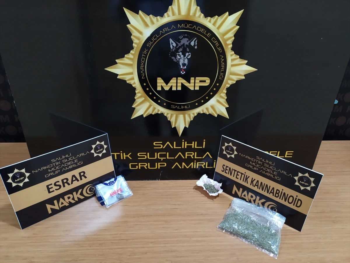 Salihli’de uyuşturucu ticareti yaptığı öne sürülen kişi tutuklandı