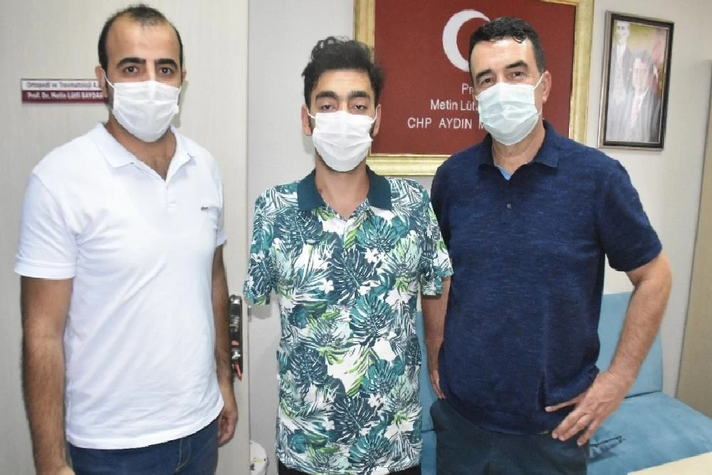 Başkan Kaya, Samet’in protez kollarına kavuşması için ilk adımı attı