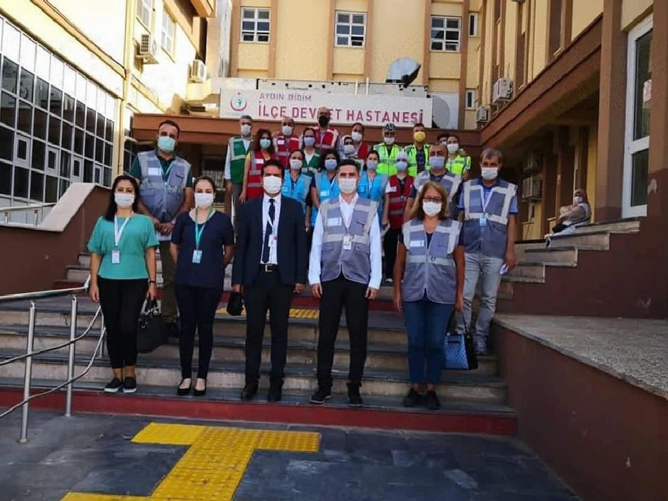 Didim Devlet Hastanesi’nde HAP ‘masa başı tatbikatı’ gerçekleştirildi