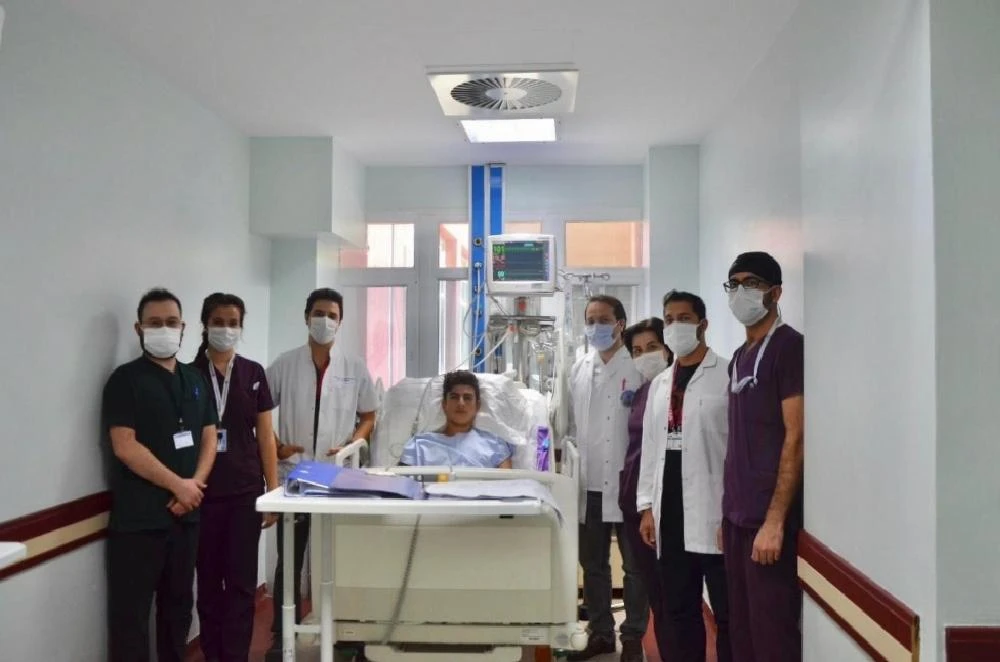 Elektrik akımına kapılan genç ADÜ’de sağlığına kavuştu