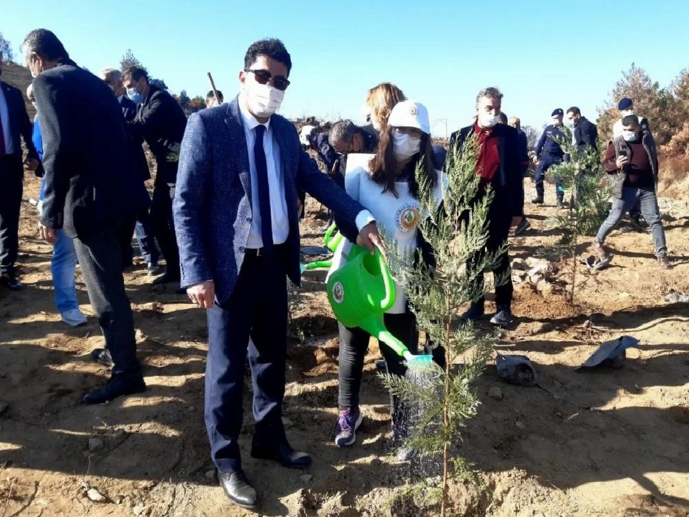 ADÜ Rektörü Aldemir Söke’deki ağaç dikme etkinliğine katıldı
