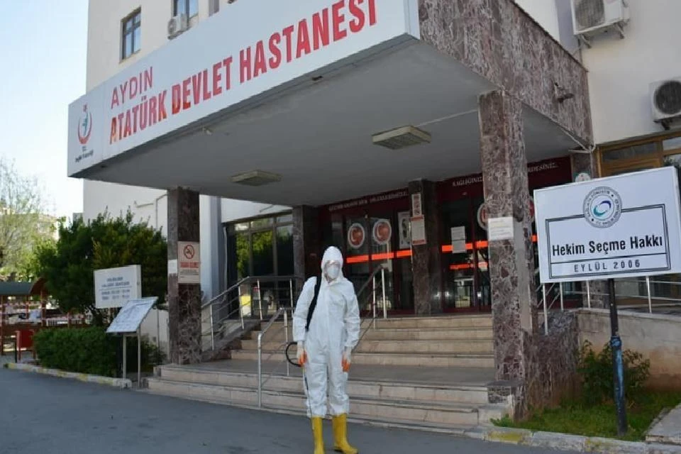 Atatürk Devlet Hastanesi İdari Binası Kapatıldı