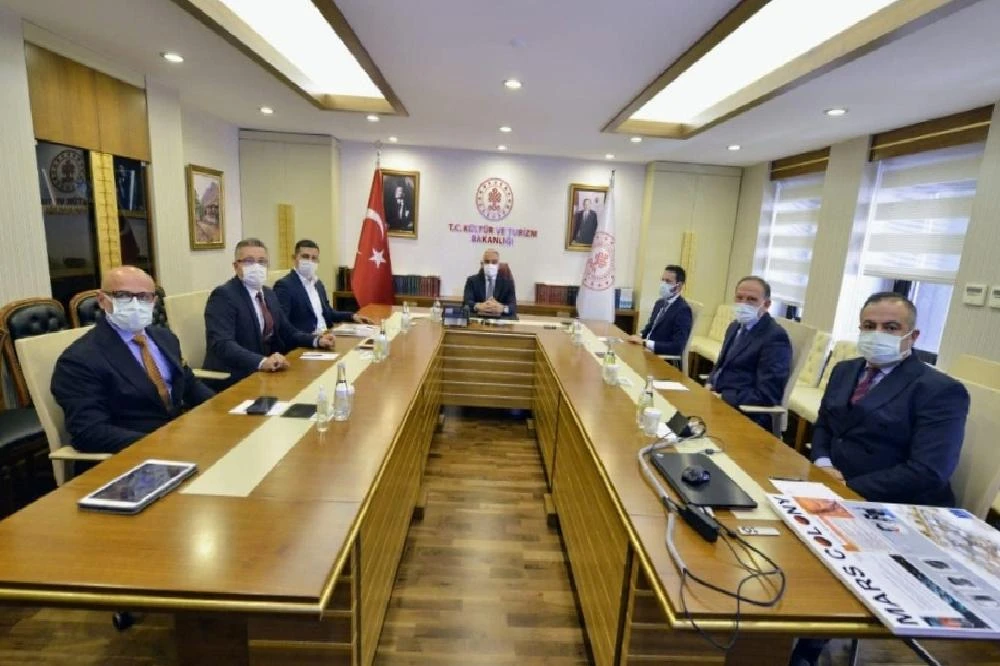 Başkan Günel, Kültür ve Turizm Bakanı Ersoy’u ziyaret etti