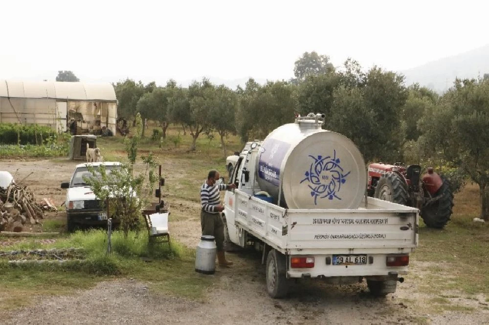 Büyükşehir’in süt tankları üreticiyi güçlendirdi