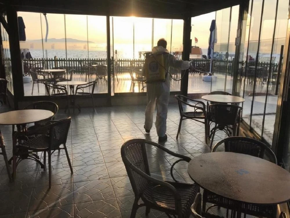 Didim’de dezenfekten çalışmaları devam ediyor
