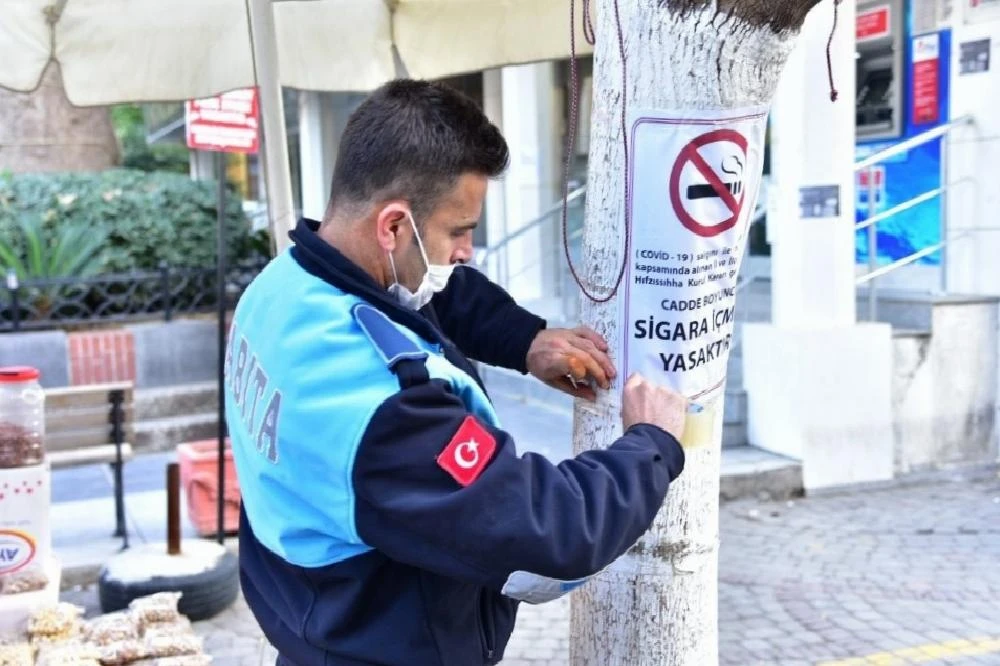 İncirliova Belediyesi’nden sigara uyarısı
