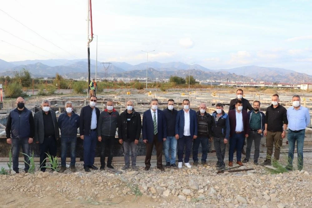 Nazilli Sanayi Sitesi’nde 18 dükkanın temeli atıldı