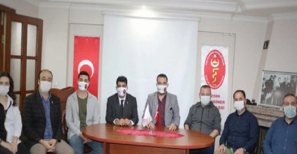 Rektör Aldemir’den, Aydın Veteriner Hekimleri Odası’na ’hayırlı olsun’ ziyareti