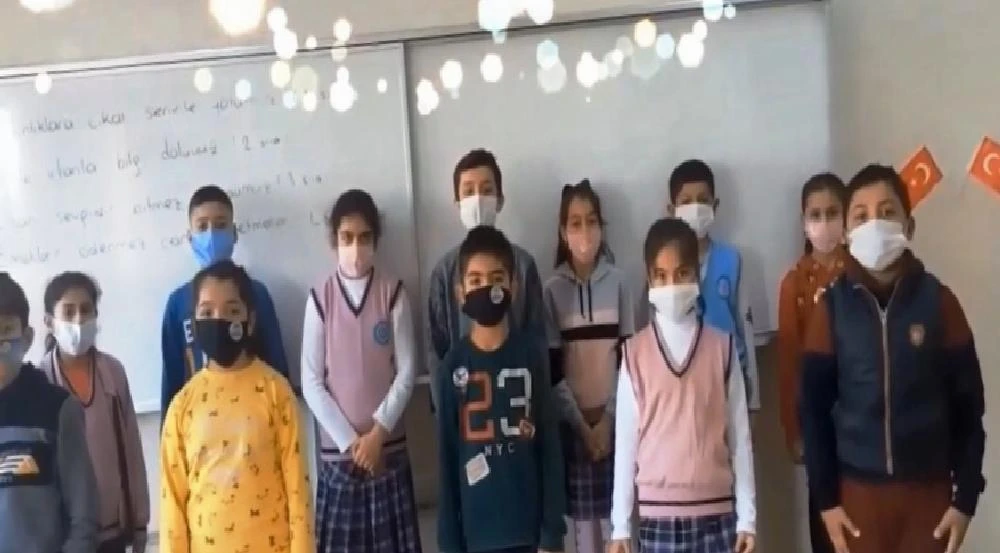 Sekiz ilin öğretmen ve öğrencileri bu kez öğretmenler için video hazırladı