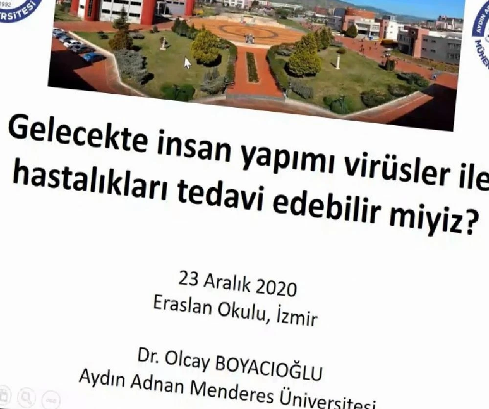 ADÜ öğretim üyesi lise öğrencileri ile çevrimiçi seminer gerçekleştirdi