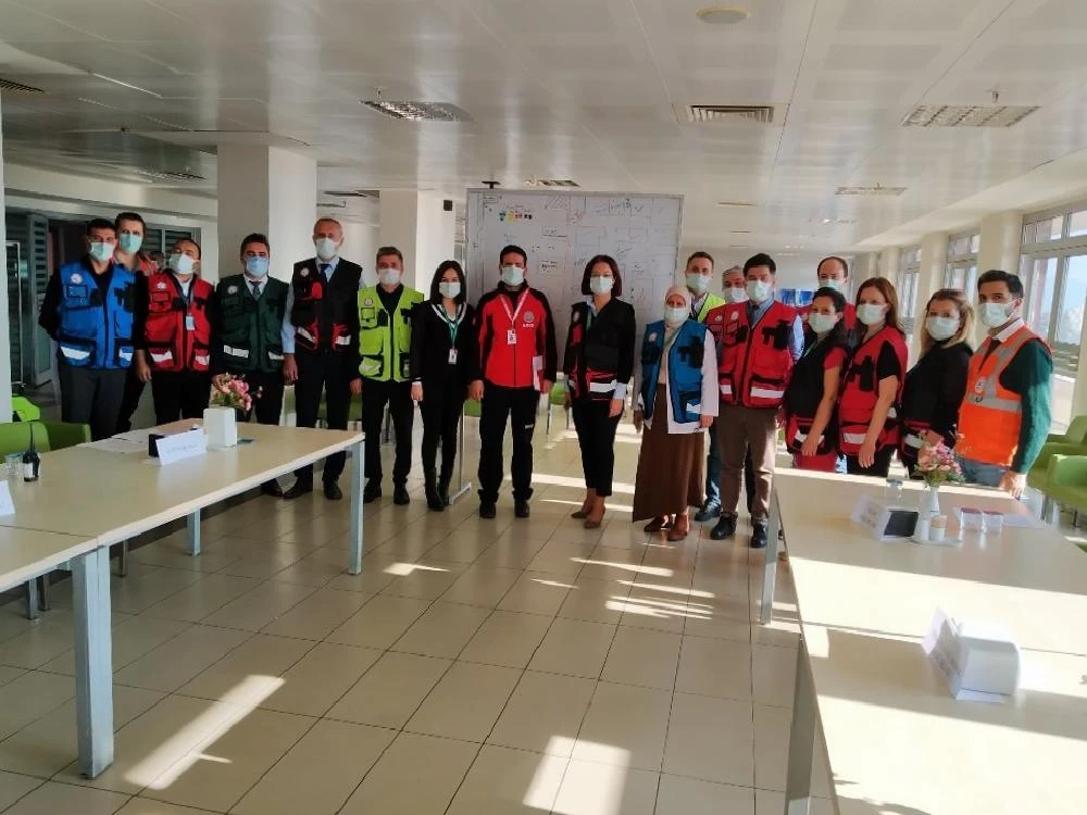 Aydın Kadın Doğum ve Çocuk Hastalıkları Hastanesi’nde HAP tatbikatı yapıldı