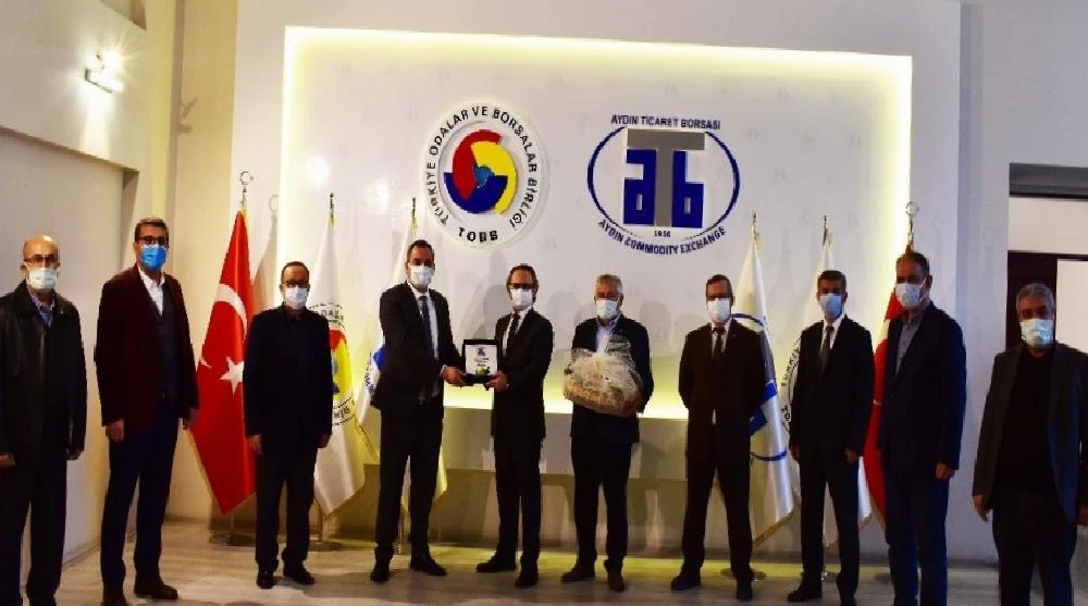 Aydın Vergi Dairesi Başkanı Şahin, ATB Başkanı Çondur ile görüştü