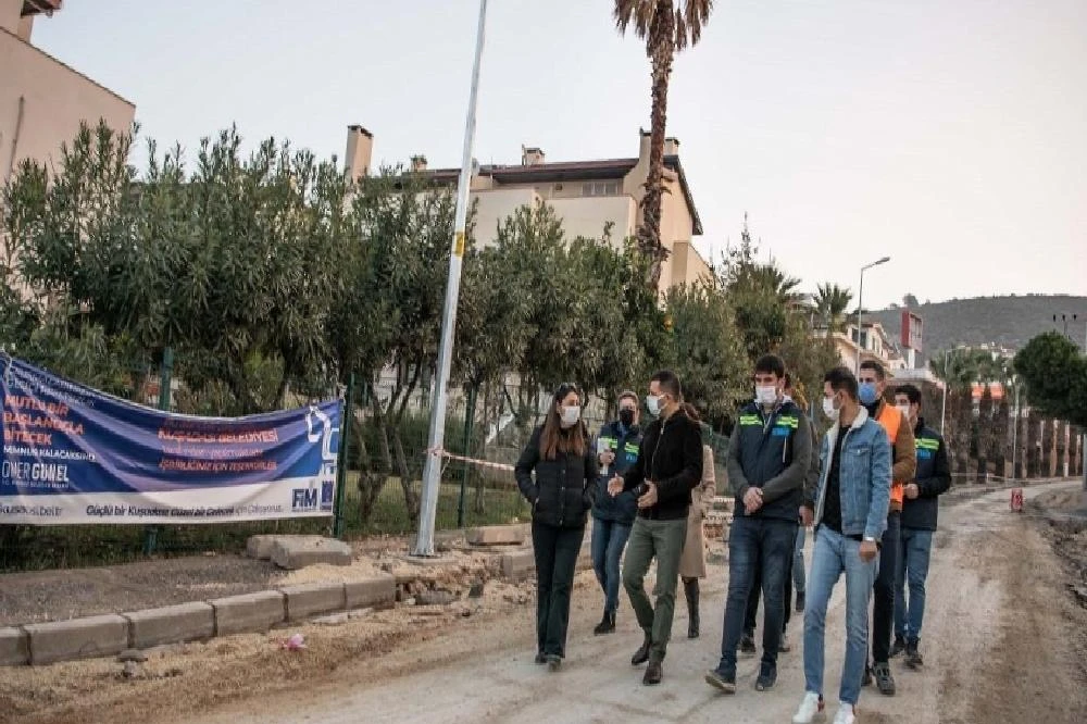 Enver Reis Caddesi’nin alt ve üst yapısı yenileniyor