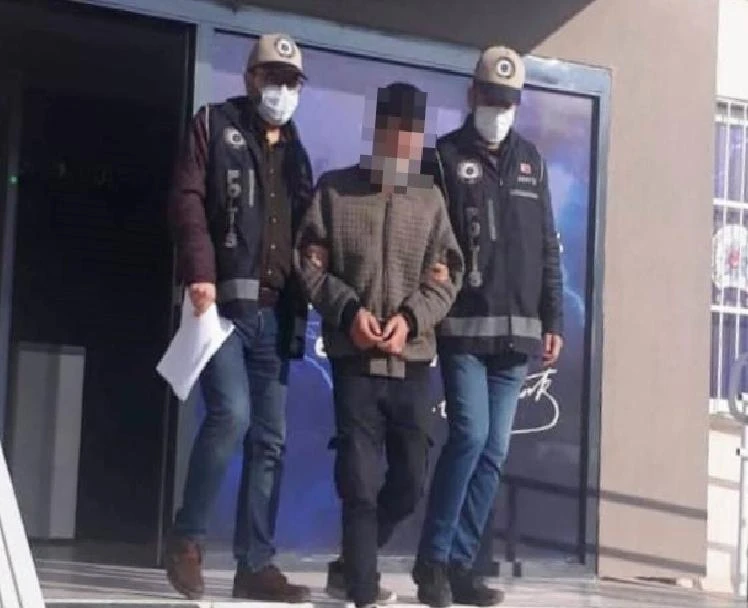 Gaspçı saklandığı evde yakalandı