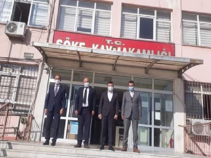 İlçe Kaymakamları, Söke Kaymakamı Zeybek ile görüştü