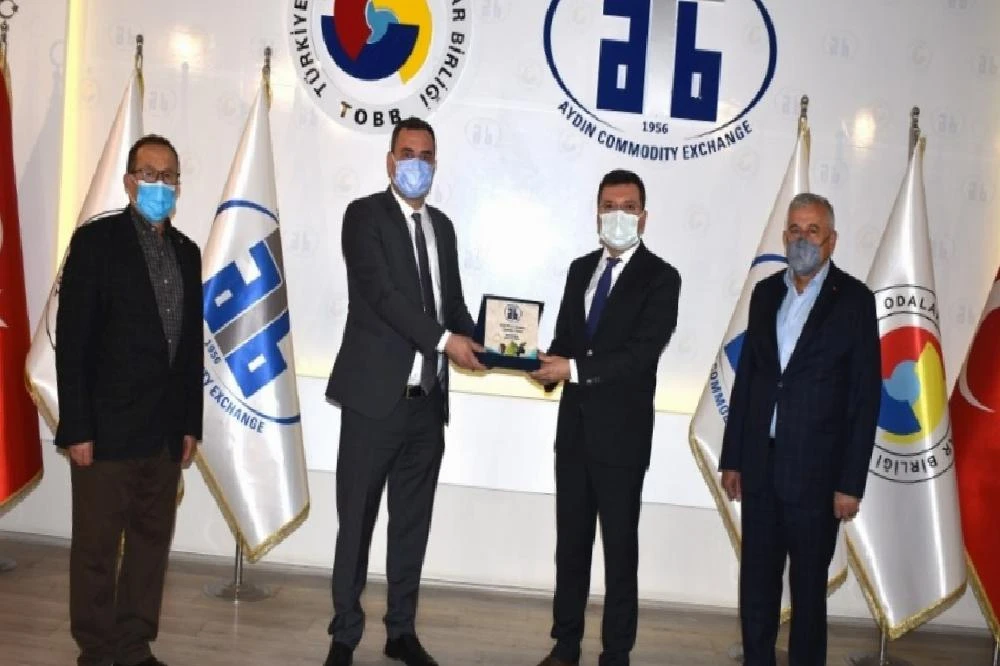 Kaymakam Şahin, Aydın Ticaret Borsası’nın çalışmaları hakkında bilgilendirildi