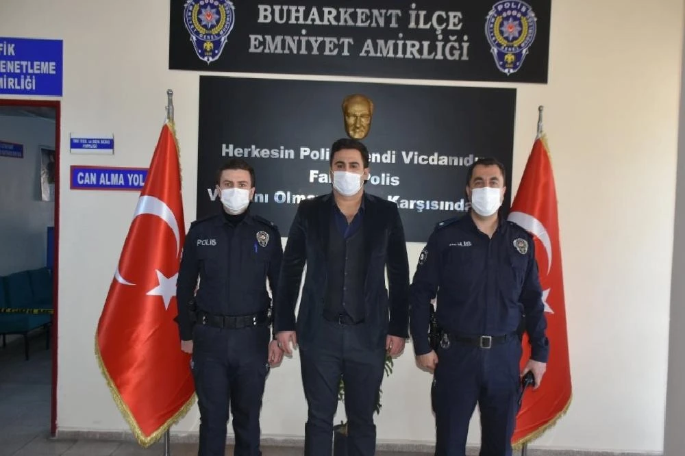 Kaymakam Ülkü’den İlçe Emniyet Amirliği’ne ziyaret