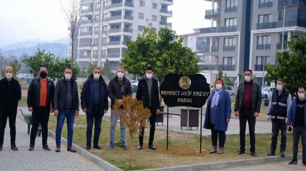 Nazilli’deki sosyal alana vefatının 84. yılında Milli Şair’in ismi verildi
