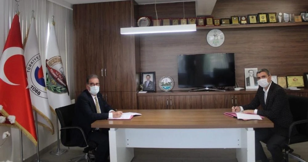 Söke’de Ticaret Odası ve Ticaret Borsası ile Ziraat Bankası arasında işbirliği protokolü