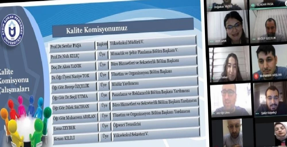 Atça MYO 2020 Yılı Performans Değerlendirme Toplantısı gerçekleşti