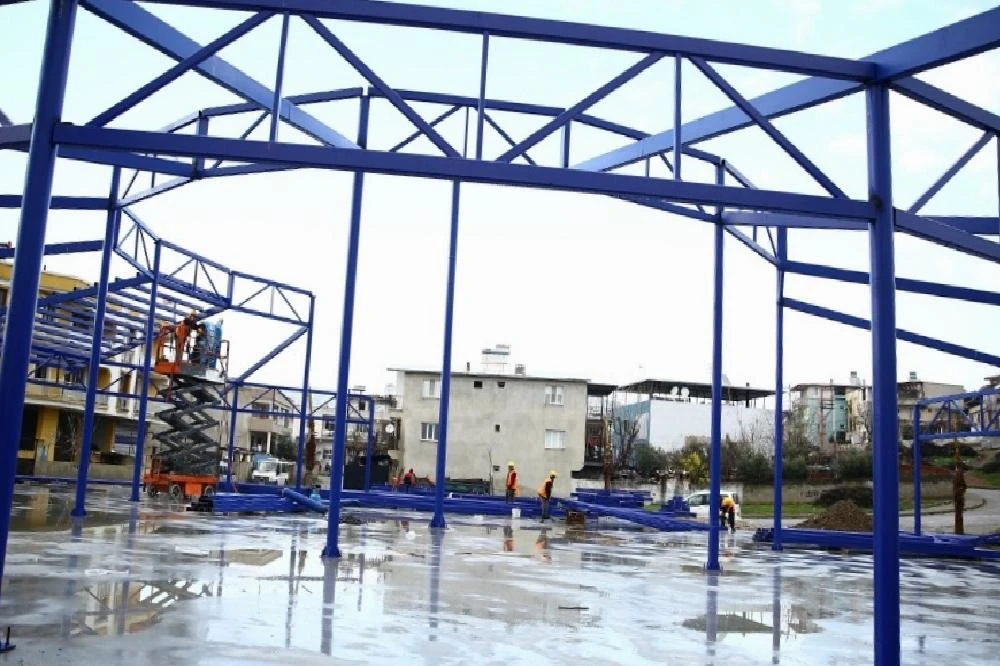 Aydın Büyükşehir Ortaklar’da cemiyet alanı yapıyor