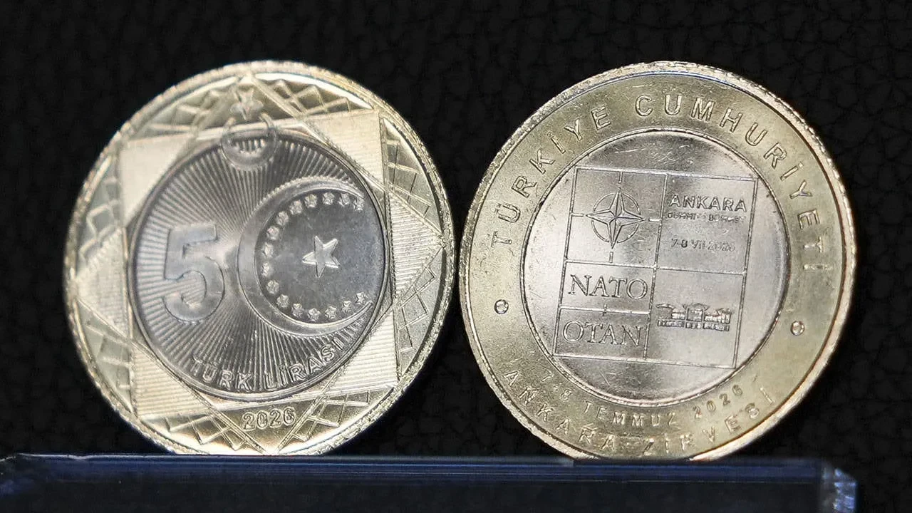 NATO Zirvesi anısına 5 TL hatıra para basıldı