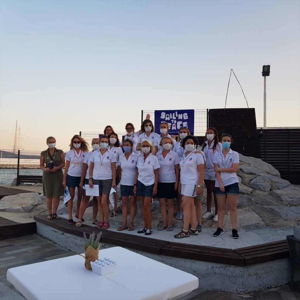 bodrum da kadin yelkenciler barisa yelken acti 6 Bodrum'da kadın yelkenciler barışa yelken açtı