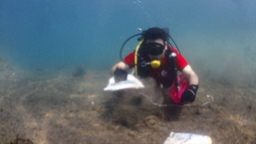 20200902 2 44166433 57853313 Web AK Parti Bodrum İlçe Başkanı Gökmen deniz dibi temizliği yaptı