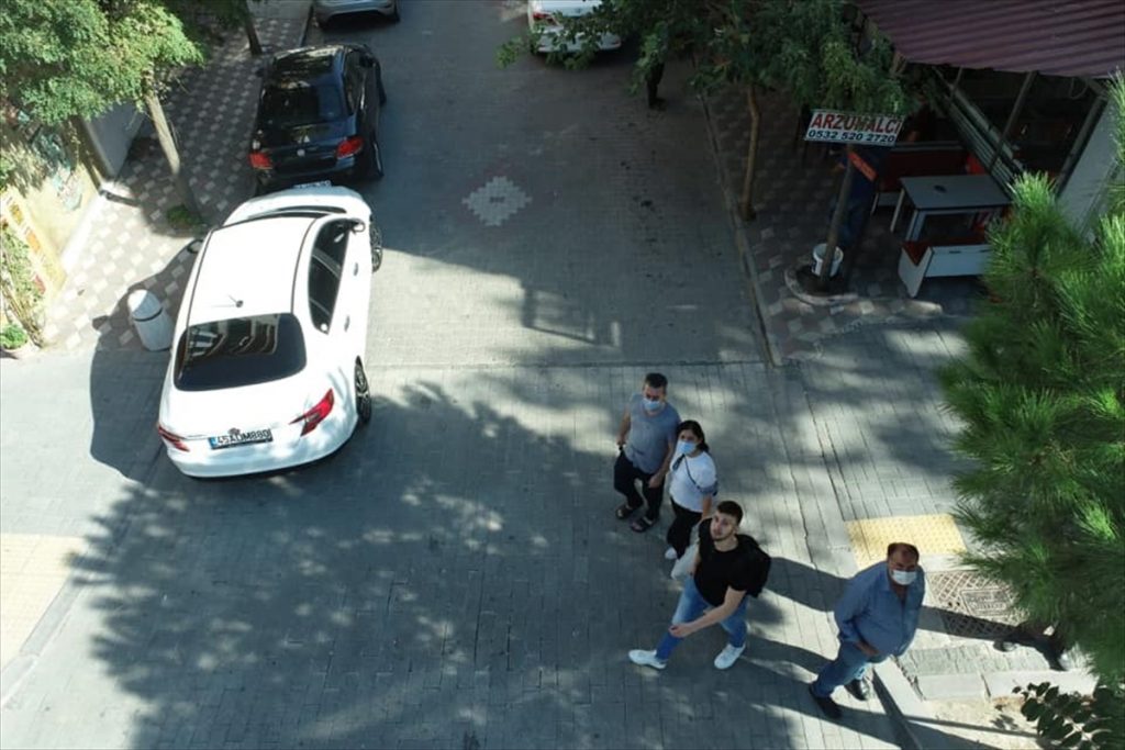 drone destekli Soma'da drone destekli maske denetimleri başladı