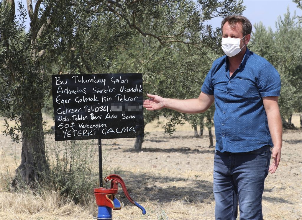 mansada hayirseverden isyan yeter ki calma 1 Tulumbasının çalınmasından bıkan hayırseverden hırsıza not: "50 lira vereceğim, yeter ki çalma"